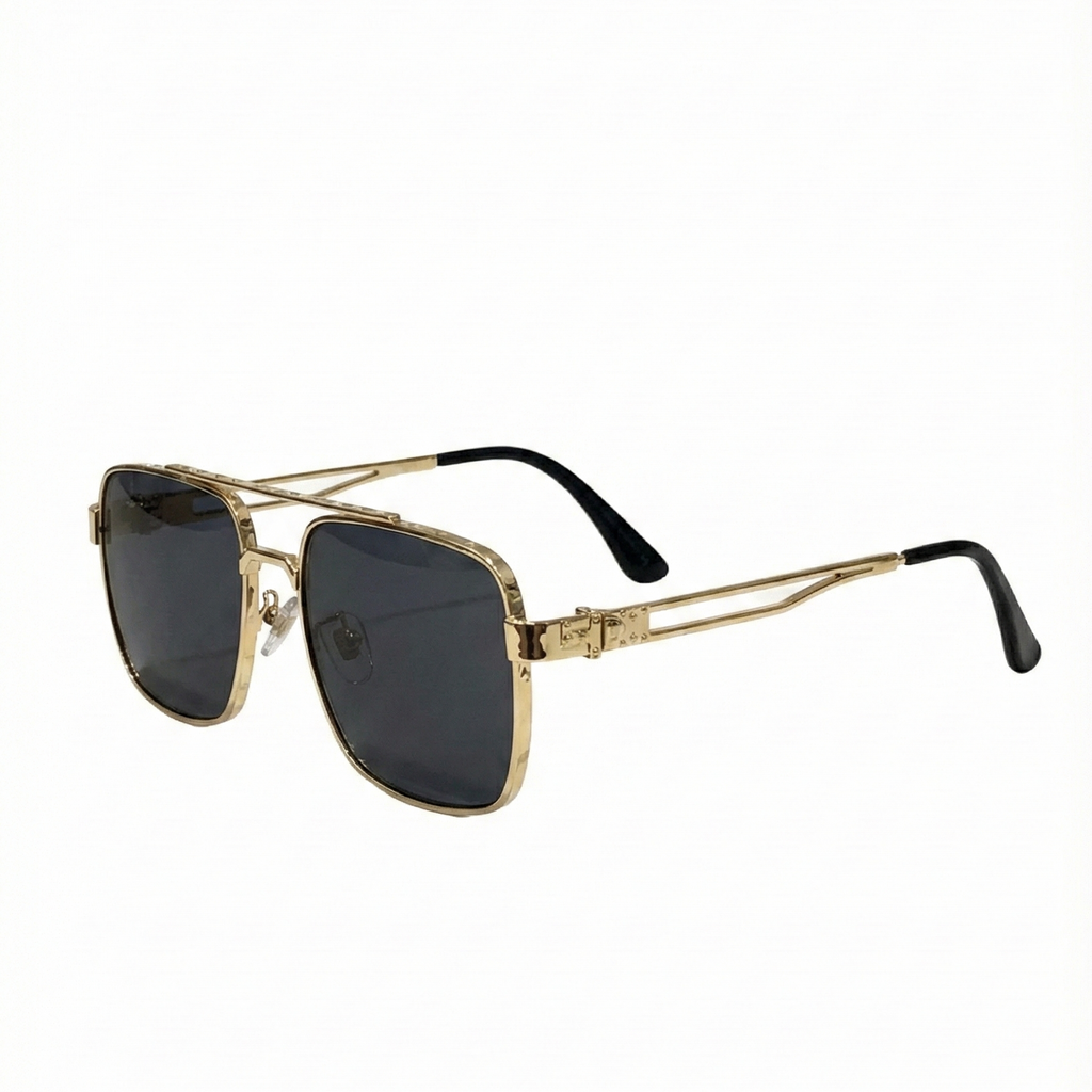 Louis Vuitton Golden Metal Double Bridge Sunglasses