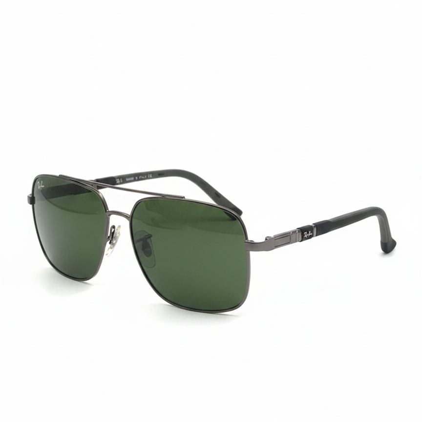Ray-Ban Black Metal Double Bridge Sunglasses