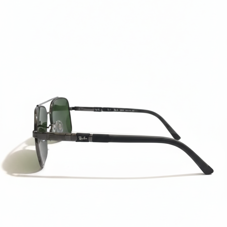 Ray-Ban Black Metal Double Bridge Sunglasses