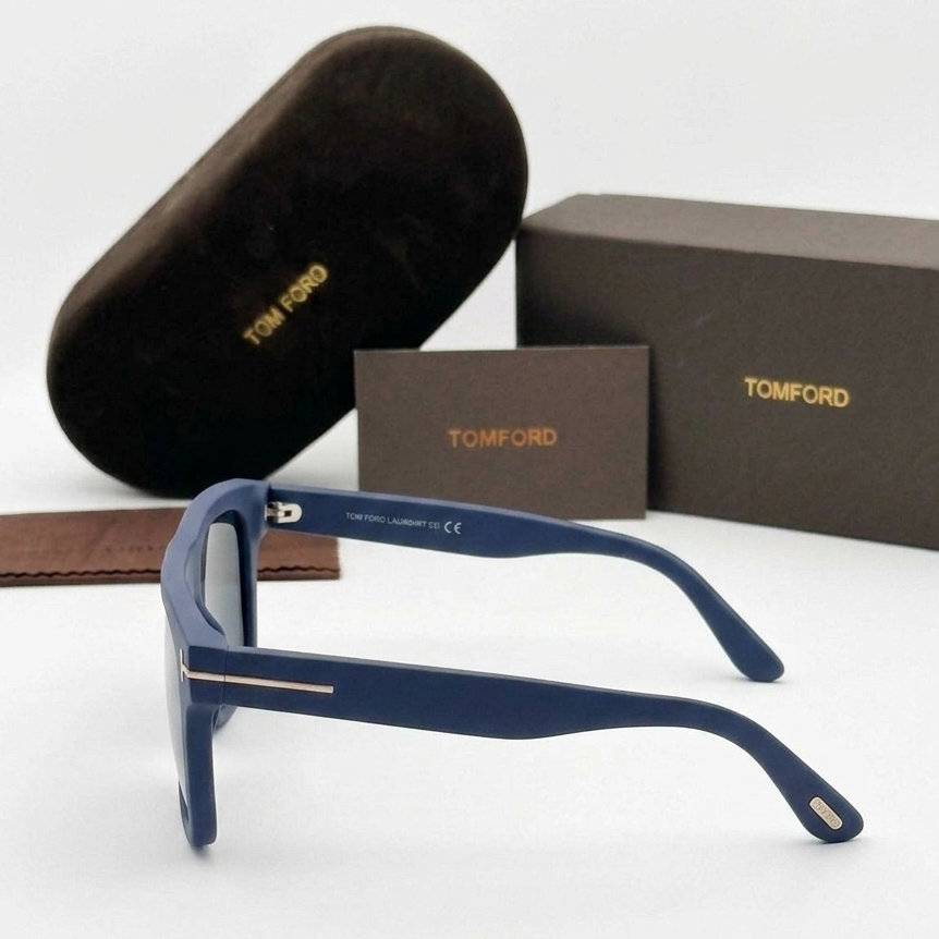 Tom Ford Matte Navy Blue Acetate Sunglasses