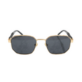 Porsche Hexagonal Gold Metal Sunglasses