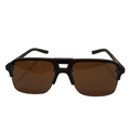 Hugo Boss Double Bridge Brown Sunglasses