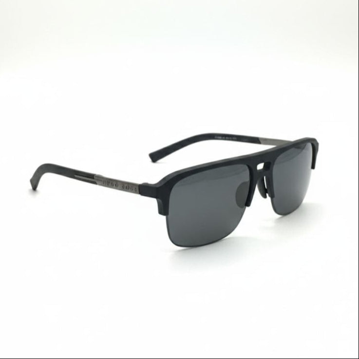 Hugo Boss Double Bridge Rectangle Sunglasses