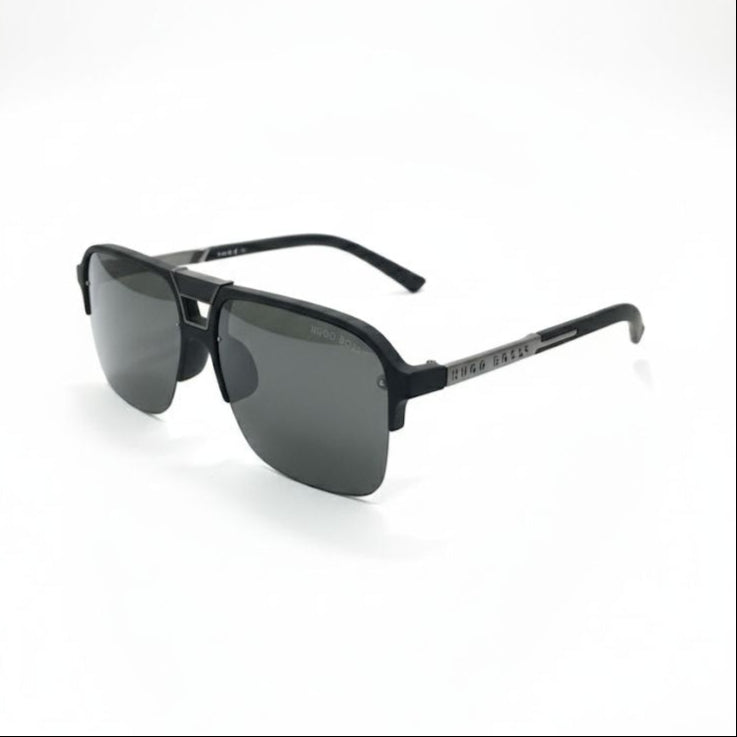 Hugo Boss Double Bridge Rectangle Sunglasses