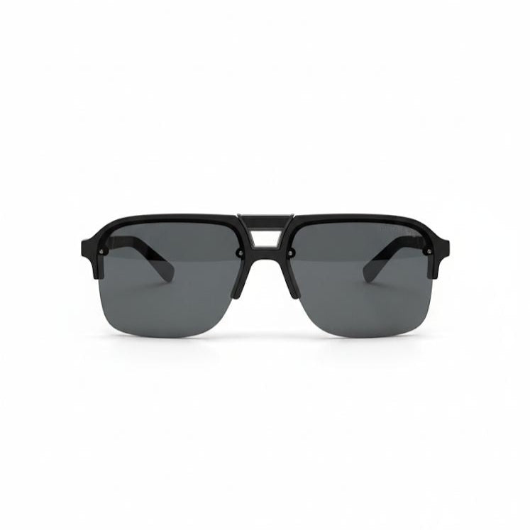 Hugo Boss Double Bridge Rectangle Sunglasses