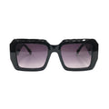 Prada Bold Square Purple Tint Sunglasses