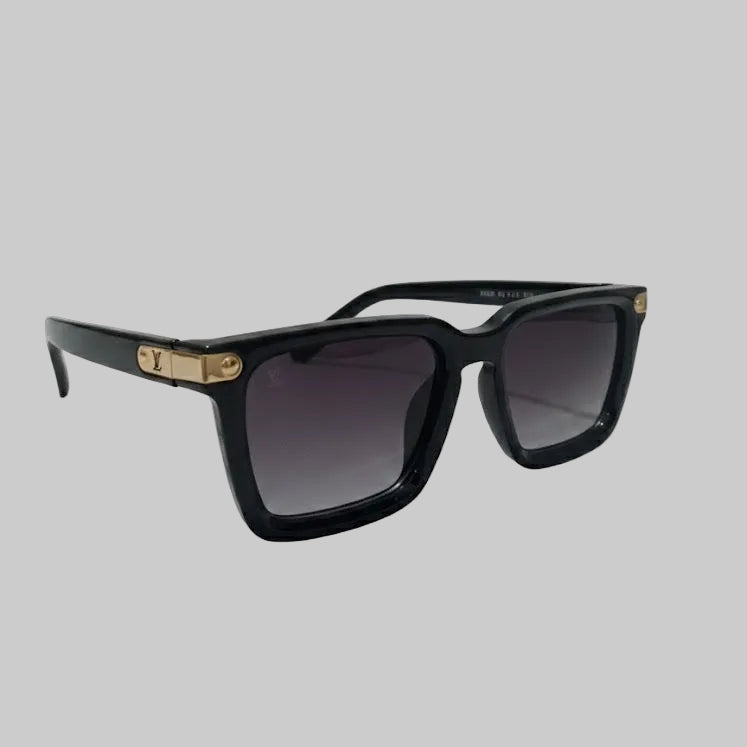 Louis Vuitton Rectangle Black Sunglasses