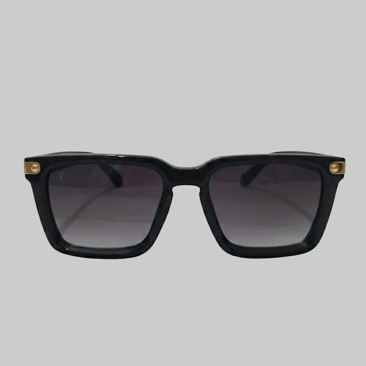 Louis Vuitton Rectangle Black Sunglasses