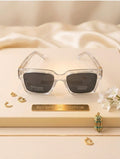 Versace Crystal Acetate Square Sunglasses