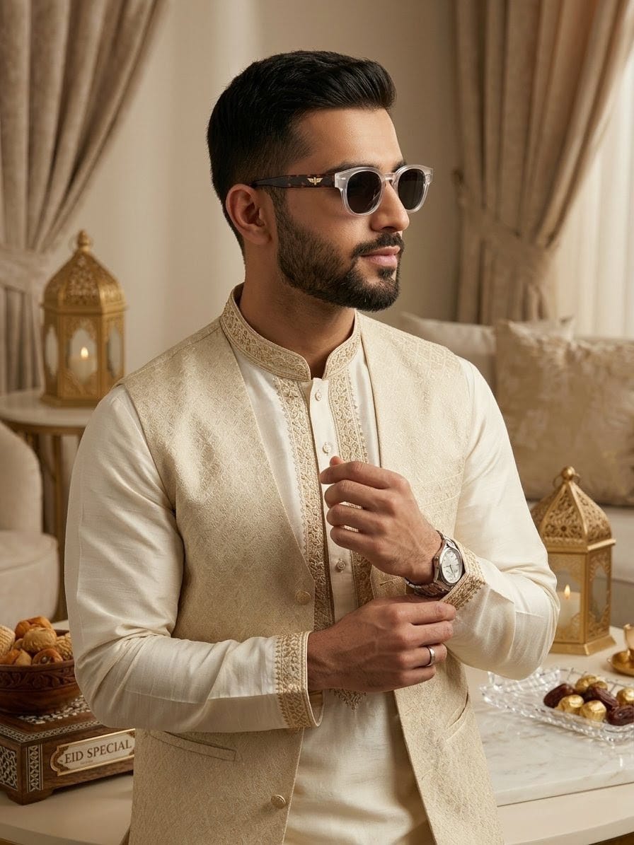 Police Crystal Clear Square Aviator Sunglasses